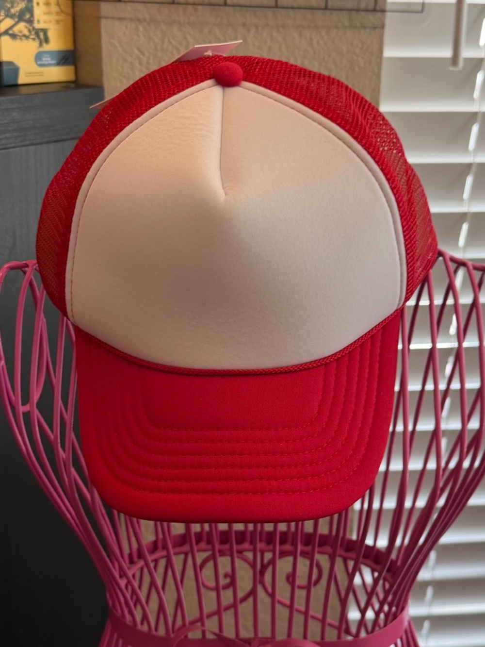 Red Trucker Hat (No Logo)